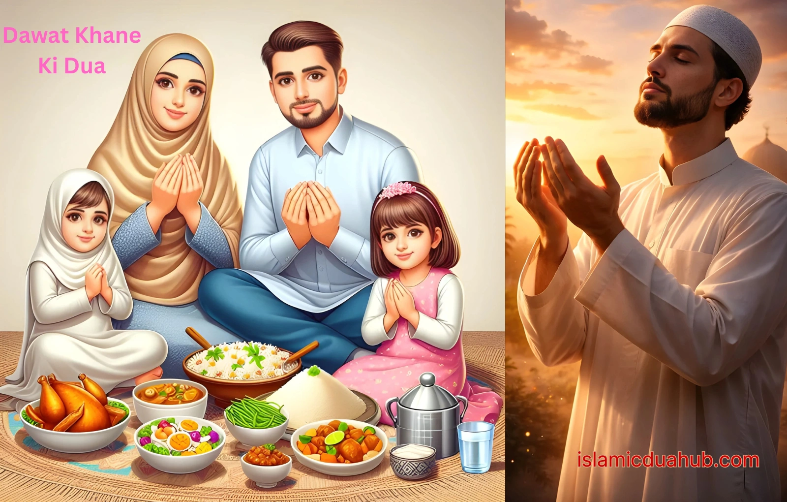 dawat khane ki dua