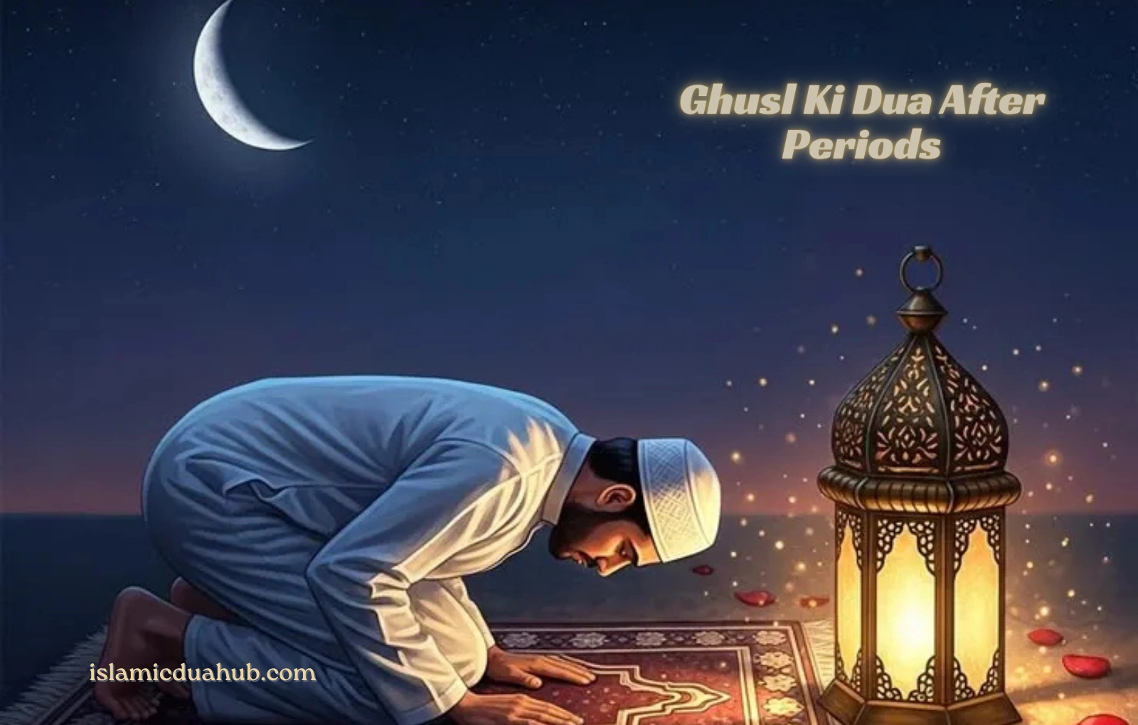 ghusl ki dua after periods