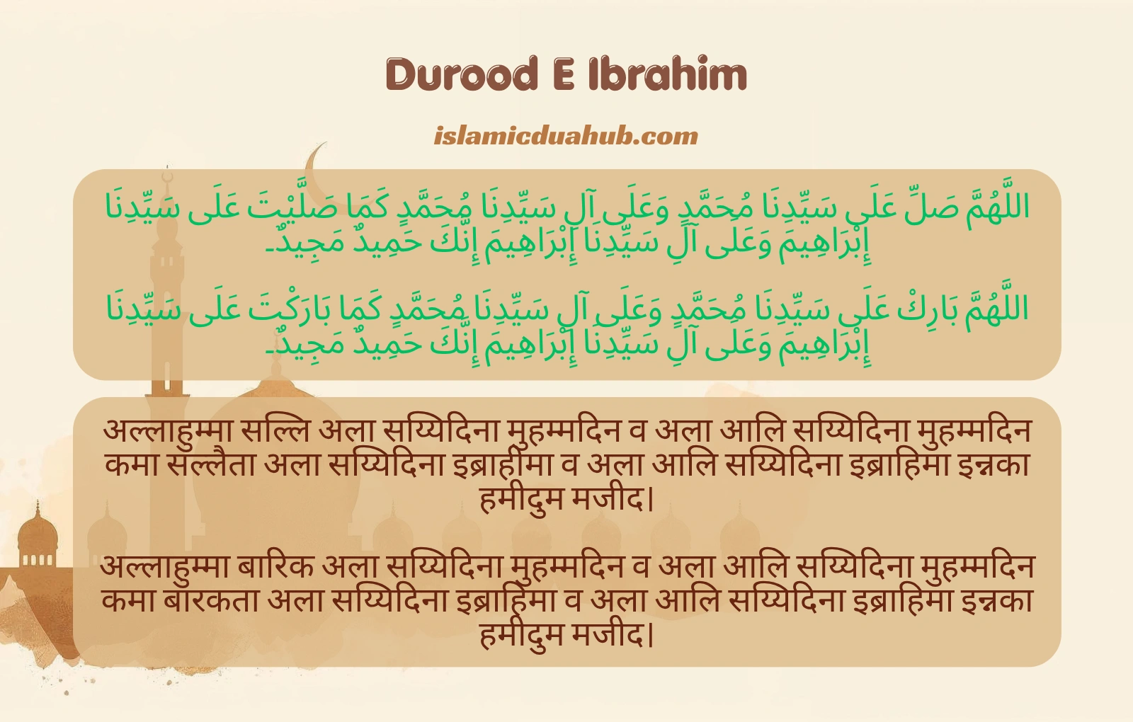 Durood E Ibrahim