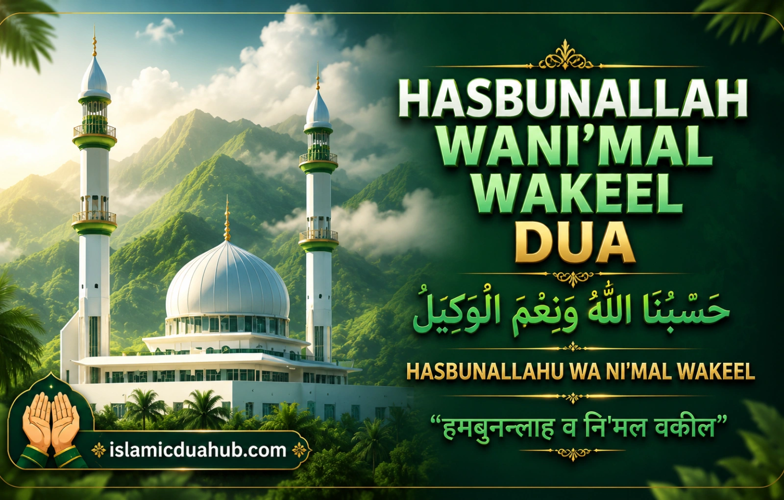 Hasbunallah Wani’mal Wakeel Dua