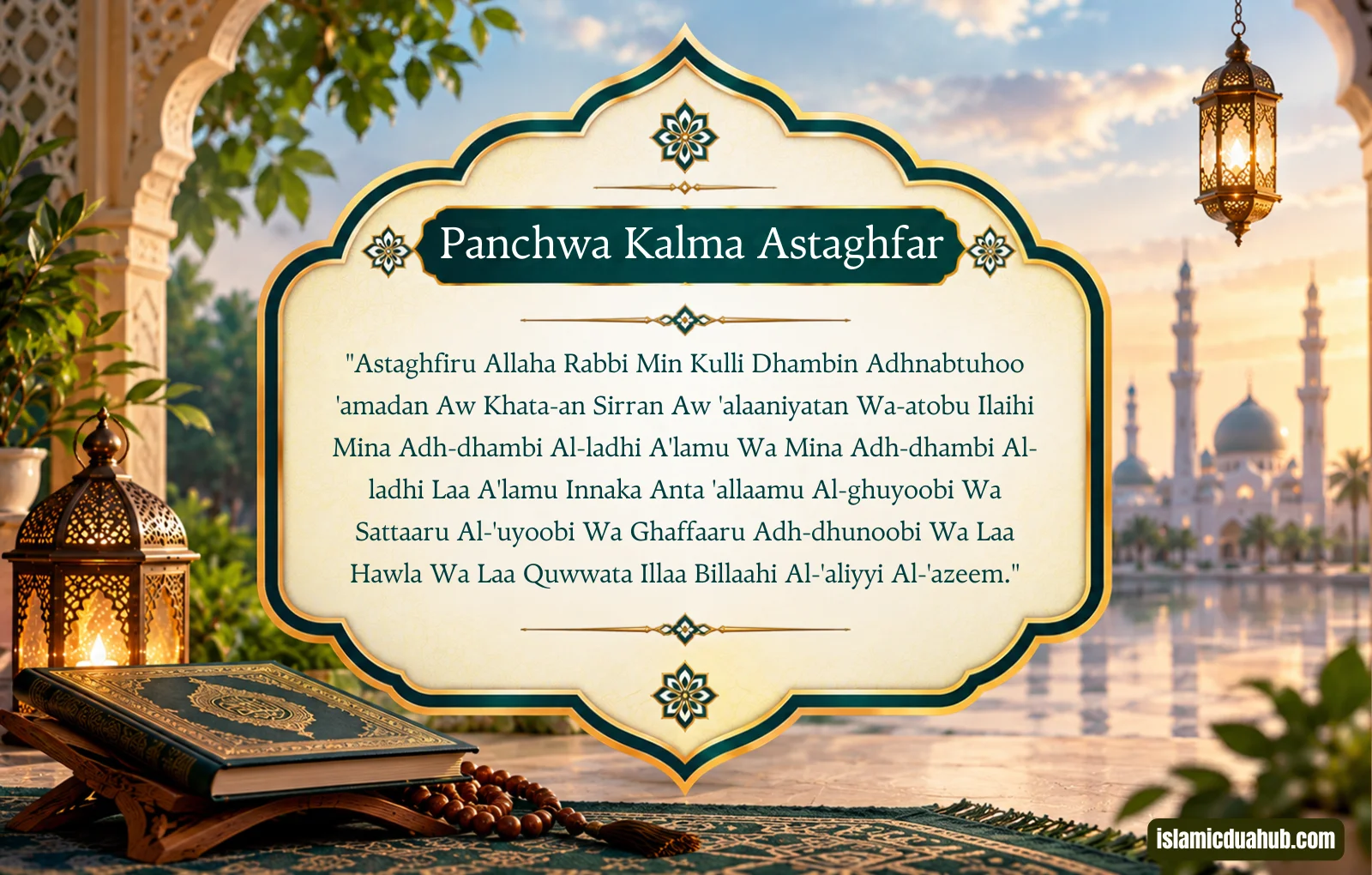 Panchwa Kalma Astaghfar